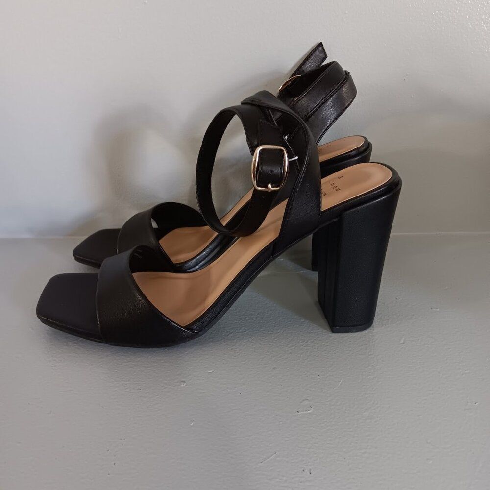 A New Day  black ankle strap sandals